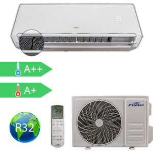 FISHER  FSAI-SU-95FE3 (kültéri + beltéri egység) Oldalfali split klíma 2,6 kW,Hősz, Inverter , R32, WIFI